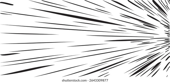 Circular starburst explosion texture. Distressed uneven grunge background. Abstract vector illustration. Overlay to create interesting effect and depth. Isolated on white background.