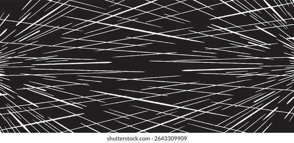 Circular starburst explosion texture. Distressed uneven grunge background. Abstract vector illustration. Overlay to create interesting effect and depth. Isolated on white background.