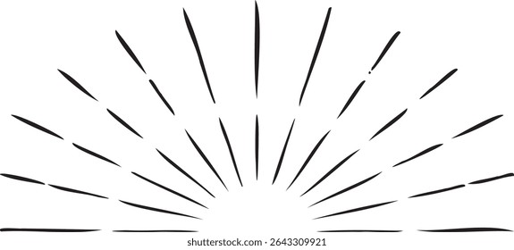 Circular starburst explosion texture. Distressed uneven grunge background. Abstract vector illustration. Overlay to create interesting effect and depth. Isolated on white background.