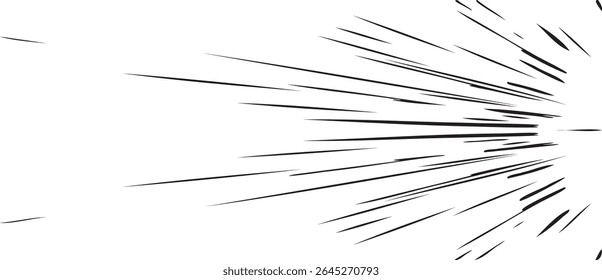 Circular starburst explosion texture. Distressed uneven grunge background. Abstract vector illustration. Overlay to create interesting effect and depth. Isolated on white background.