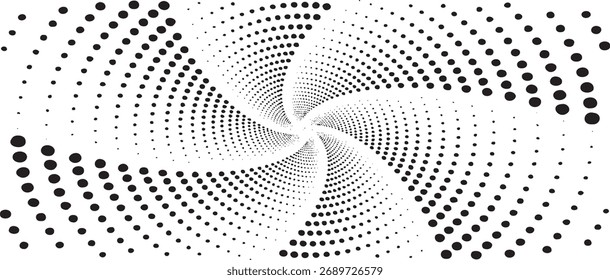 Textura circular de explosión estelar. Angustiado fondo grunge desigual. Ilustración vectorial Abstractas. Superposición para crear un efecto y una profundidad interesantes. Aislado sobre fondo blanco.