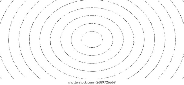 Zirkuläre Sternenhimmel-Explosionsstruktur. Unregelmäßiger, unebener Hintergrund. Abstrakte Vektorgrafik. Overlay, um interessante Effekte und Tiefe zu erzeugen. Einzeln auf weißem Hintergrund.