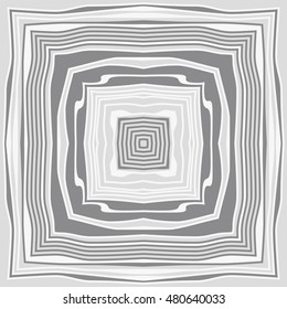 Circular striped pattern. Hand drawn.