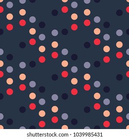Circular symmetry colours seamless pattern. Suitable for screen, print and other media.