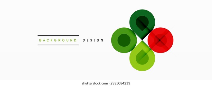 Circular Symphony A Captivating Vector Geometric Abstract Background, Embracing a Harmonious Composition of Intriguing Circles and Captivating Round Shapes, Evoking a Mesmerizing Visual Symphony