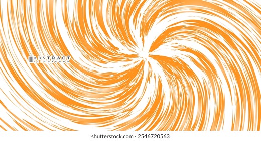 Circular texture. Distressed grunge background. Abstract vector illustration. Overlay to create interesting effect and depth. Isolated on white background. EPS10.