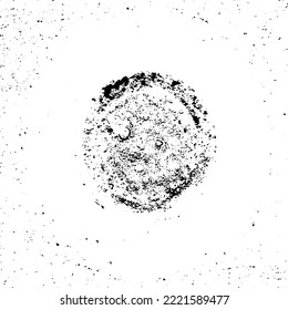Textura circular. Antecedentes desiguales. Ilustración del vector abstracto. Superposición para crear un efecto interesante y profundidad. Aislado sobre fondo blanco.EPS10.