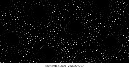 Textura circular. Fondo de grunge desigual angustiado. Ilustración abstracta del vector. Superposición para crear un efecto y una profundidad interesantes. Aislado sobre fondo blanco.EPS10.