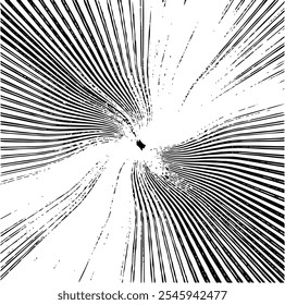 Textura circular. Fundo grunge irregular angustiado. Ilustração vetorial abstrata. Sobreposição para criar efeito e profundidade interessantes. Isolado em fundo branco.EPS10.