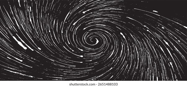 Textura circular. Fundo grunge irregular angustiado. Ilustração vetorial abstrata. Sobreposição para criar efeito e profundidade interessantes. Isolado no fundo branco. EPS10
