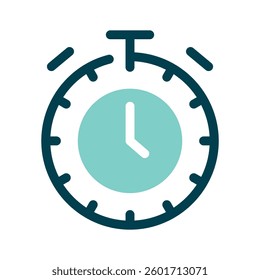 A circular timer symbolizing time management or countdowns