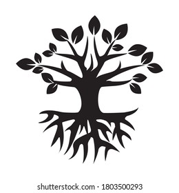 Vector Illustration Decorative Tree Life Seed Stock Vector (Royalty ...