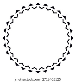 Marco tribal circular inspirado en el arte africano, ideal para proyectos de diseño creativo y decoraciones.