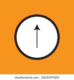 A circular upward arrow icon symbolizing "go up" or "scroll to top," commonly seen in user interfaces for navigation and returning to the top of a page.
