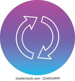 Circular vector icon. Can be used for printing, mobile and web applications.