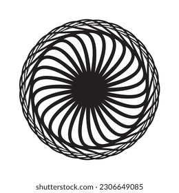 circular vector pattern design eps