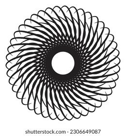 circular vector pattern design eps