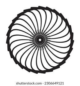 circular vector pattern design eps