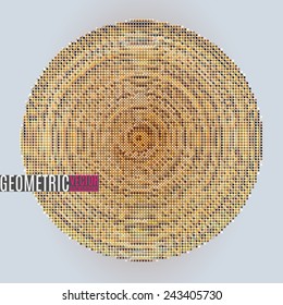 circular vector surface, spherical background