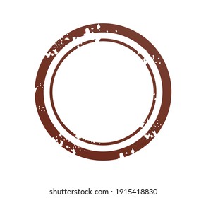 circular vintage and hipster frame , ring with grunge effect compatible for logo elements.
