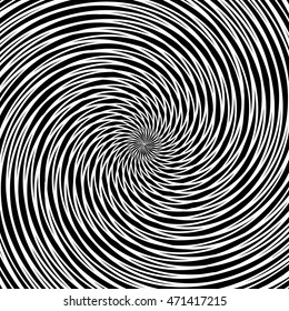 Movimento de vórtice circular. Fundo de textura abstrata. Arte vetorial.