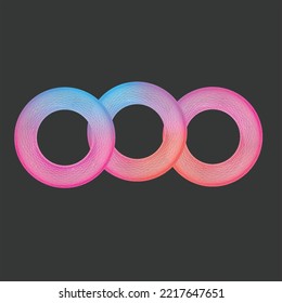 Circular waves in abstract background