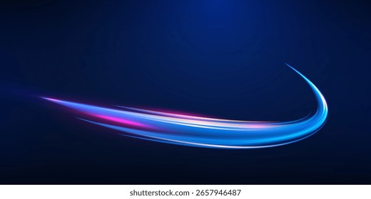 Circular waves, different colors. Technical elements formed in the shape of a circle. Abstract circular waves.