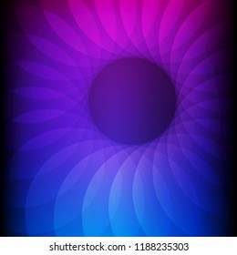 Circular Wireframe mesh logo element. Vector Illustration EPS10 digital background posters circles lines effect. Design pattern for promotion, business and marketing new product, cover page layout