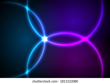 Circular Wireframe mesh logo element. Vector Illustration EPS10 digital background posters circles lines effect. Design pattern for promotion, business and marketing new product, cover page layout