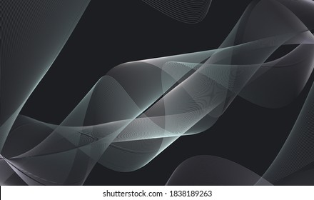 Circular Wireframe mesh logo element. Vector Illustration EPS10 digital background posters circles lines effect. Design pattern for promotion, business and marketing new product, cover page layout