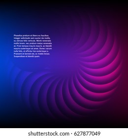 Circular Wireframe mesh logo element. Vector Illustration EPS10 digital background posters circles lines effect. Design pattern for promotion, business and marketing new product, cover page layout