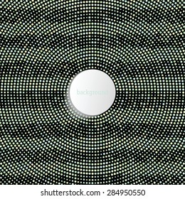 circularly background with dot, vintage halftone vector