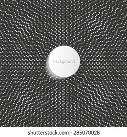 circularly background with dot, vintage halftone vector