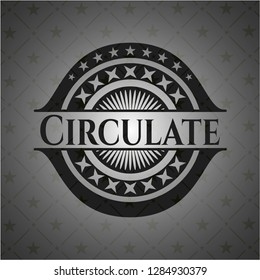 Circulate black emblem