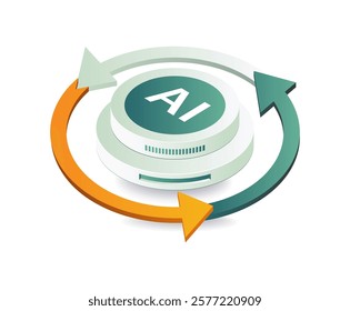 Circulation cycle of artificial intelligence technology