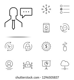 circulation director icon. business icons universal set for web and mobile