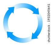 Circulation image. Rotation arrow Symbol. Design element.
