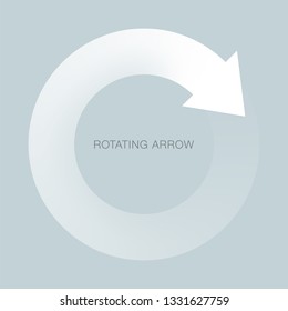 Circulation Image, Rotation Arrow Symbol, Design Element,