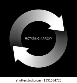 Circulation Image, Rotation Arrow Symbol, Design Element,