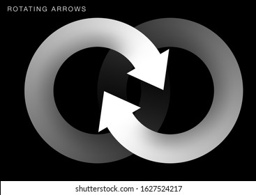 Circulation Image, Rotation Arrow Symbol, Design Element,