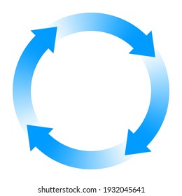 Circulation image. Rotation arrow Symbol. Design element.