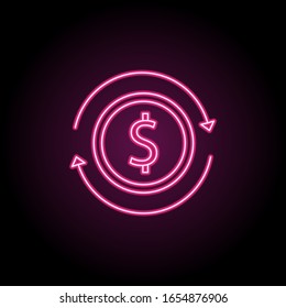 Circulation of money icon. Simple thin line, outline vector of banking icons for ui and ux, website or mobile application