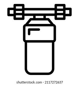 Circulation osmosis icon outline vector. Water system. Plant equipment