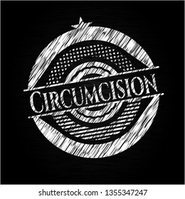 Circumcision chalkboard emblem