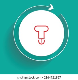 Circumcision Treatment Recovery Icon Vector Design