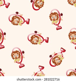 circus animal , cartoon seamless pattern background