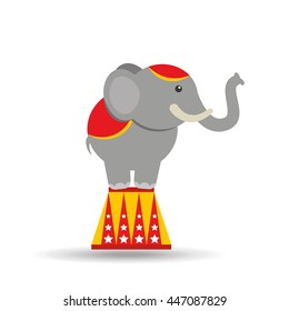 circus animal isolated icon design, vector illustration  graphic 