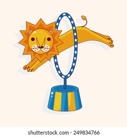 circus animal theme elements vector,eps