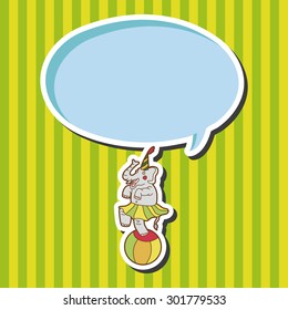 circus animal theme elements vector,eps