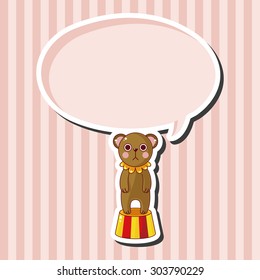 circus animal theme elements vector,eps